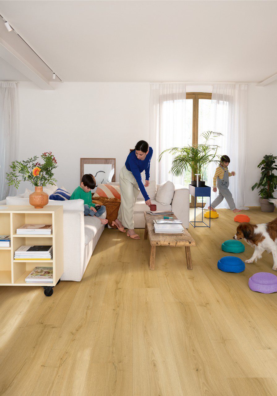 LVT flooring Quick-Step Bloom Brushed Oak Honey – 4