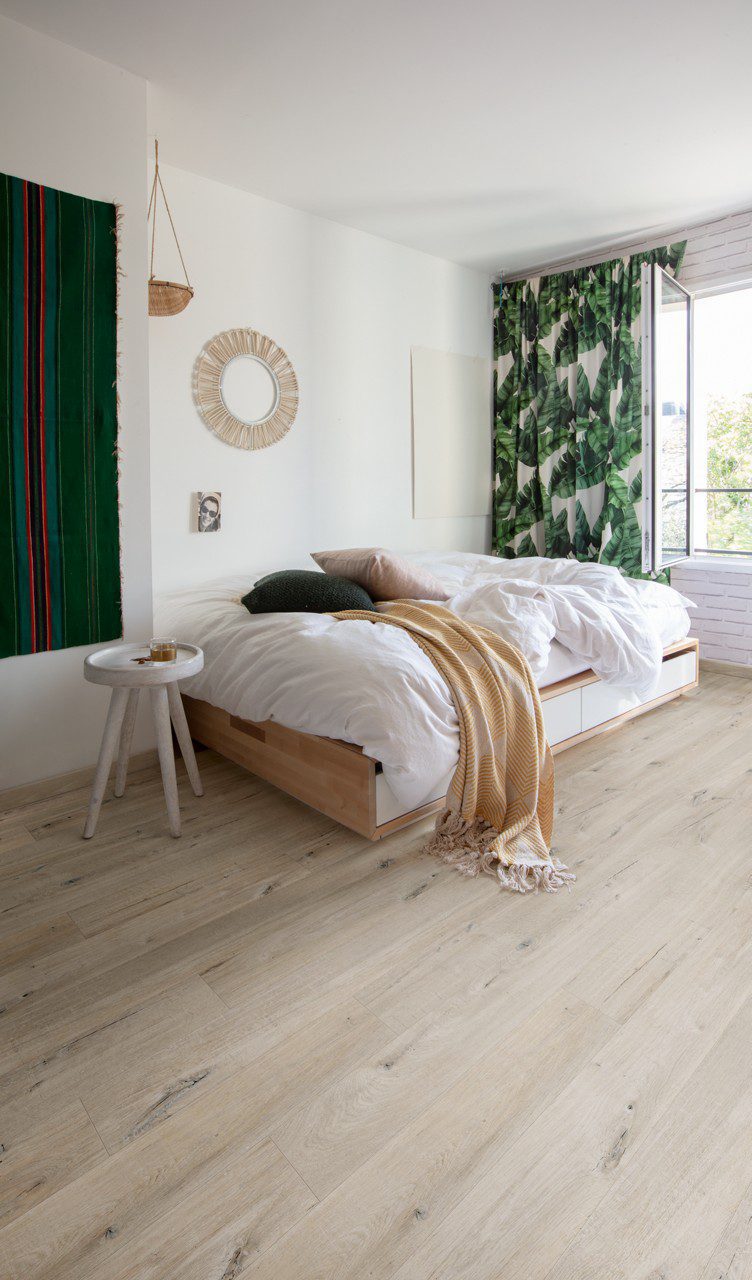 Vinyl flooring Quick-Step Bloom Cotton Oak White Blush – 5