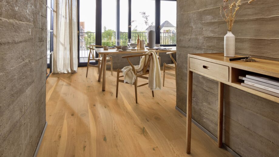 Parkett tamm Bauwerk Casapark Budget Cut 56 faasitud 2k, harjatud 138mm