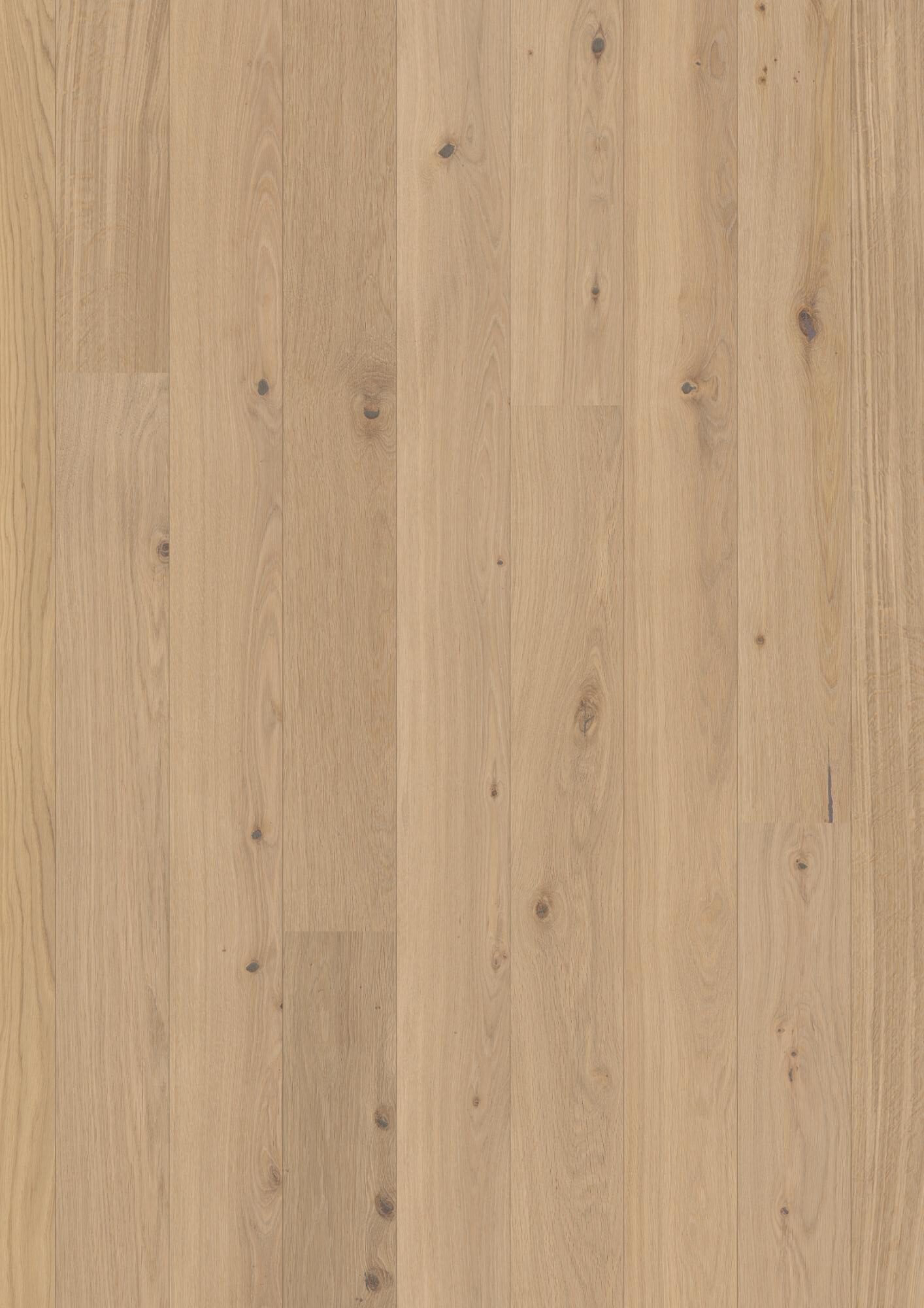 Puitparkett Bauwerk Casapark tamm 35 Crema harjatud bprotect ultra matt lakk heleda tooni ja kergelt rustikaalse sorteeringuga.