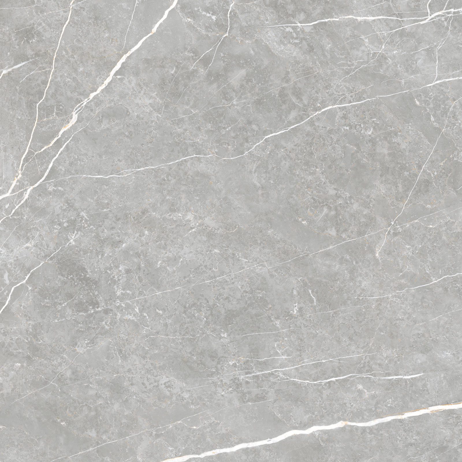 Marmorefektiga poleeritud keraamiline põrandaplaat Tau Elite Gray Pol, 90x90 cm, hall, rektifitseeritud
