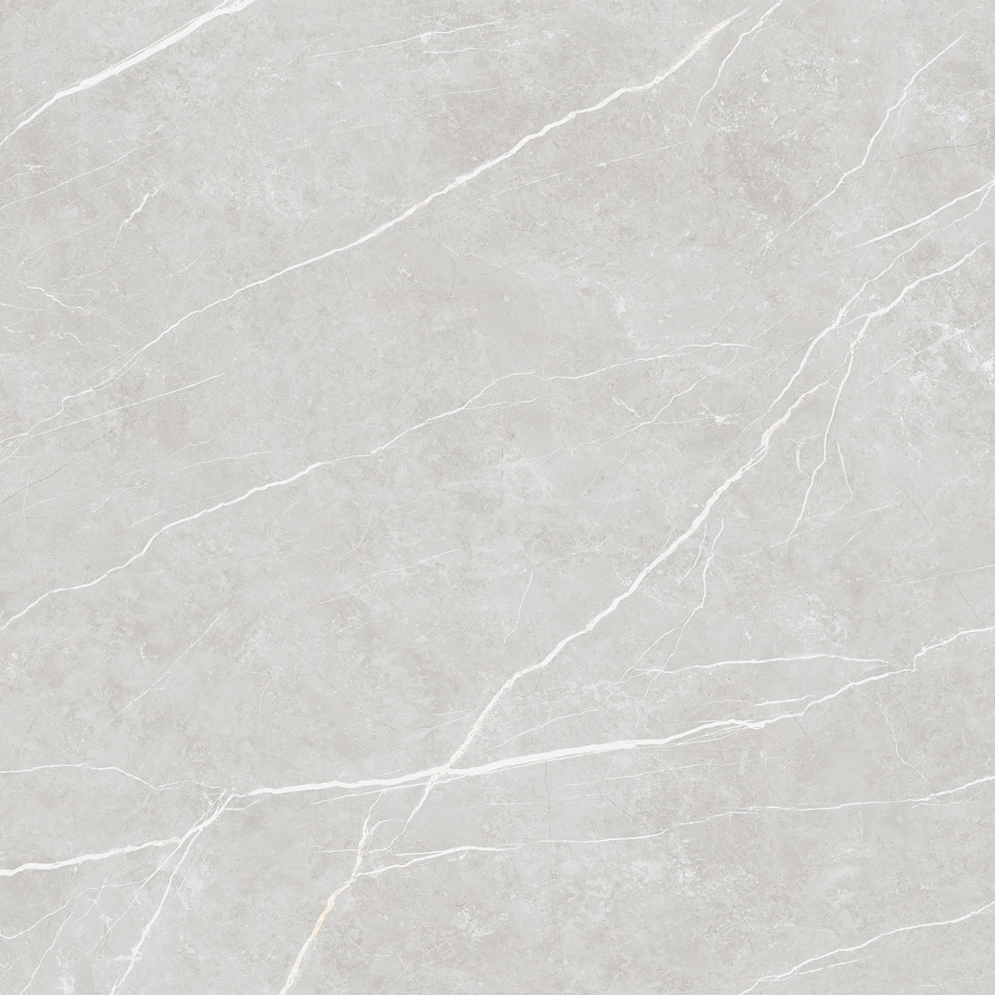 Marmorefektiga poleeritud keraamiline põrandaplaat Tau Elite Silver Pol, 120x120 cm, 9 mm, hõbehall, rektifitseeritud