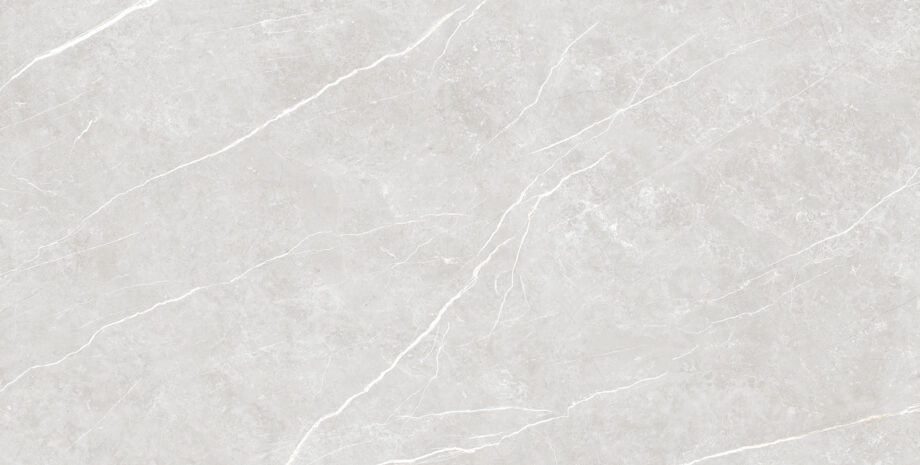 004.505.0183.07981-1 Marmorefektiga poleeritud keraamiline põrandaplaat Tau Elite Silver Pol, 90x180 cm, 11 mm, hõbehall, rektifitseeritud