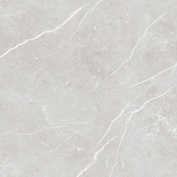 Marmorefektiga poleeritud keraamiline põrandaplaat Tau Elite Silver Pol, 60x60 cm, hõbehall, rektifitseeritud