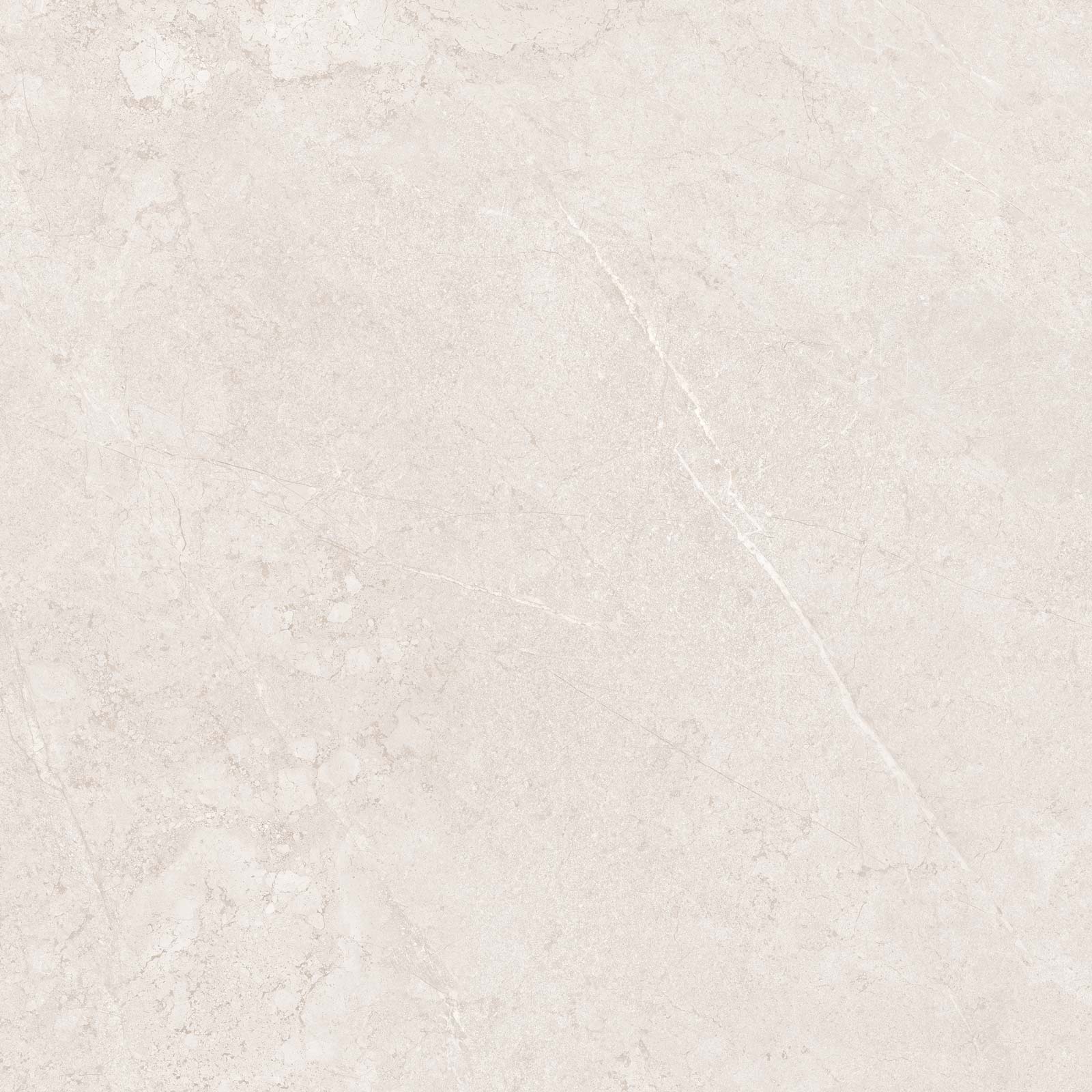 Kiviefektiga pehme matt keraamiline põrandaplaat Tau Lithos Soft White, 100x100 cm, valge, rektifitseeritud