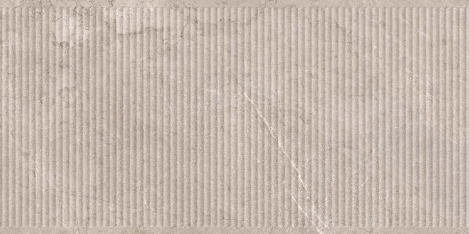 017.250.0169.16740-1 Reljeefne kiviefektiga keraamiline seinaplaat Tau Lithos Relief Pearl, 60x120 cm, pärlhall, R10, rektifitseeritud