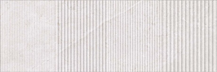 031.872.0169.16743-1 Reljeefne kiviefektiga keraamiline seinaplaat Tau Lithos Wall Relief Pearl, 30x90 cm, 8,7 mm, pärlhall, rektifitseeritud