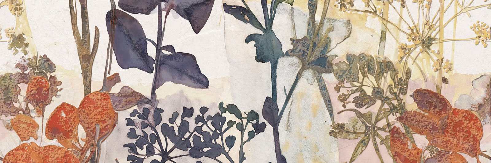 Dekoratiivne 3-osaline keraamiline seinapaneel Tau Lithos Wall Poppy, 90x90 cm, mitmevärviline