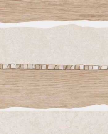 Dekoratiivne keraamiline seinaplaat Tau Lithos Wall Brading Linen, 30x90 cm, linane beež