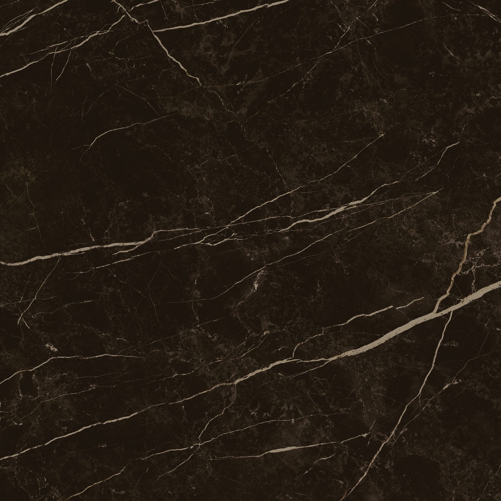Marmorefektiga matt keraamiline põrandaplaat Tau Elite Black, 90x90 cm, must, R10, rektifitseeritud