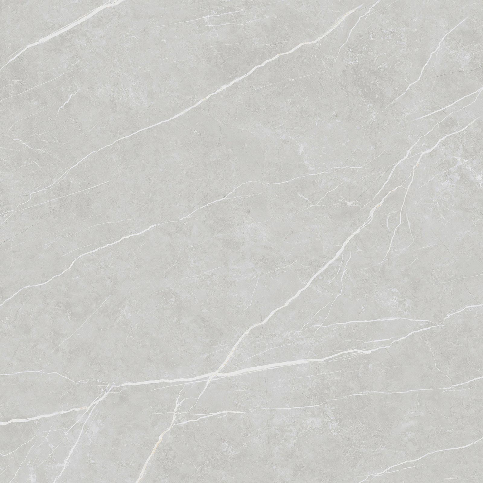 Marmorefektiga matt keraamiline põrandaplaat Tau Elite Silver, 120x120 cm, 9 mm, hõbehall, R10, rektifitseeritud