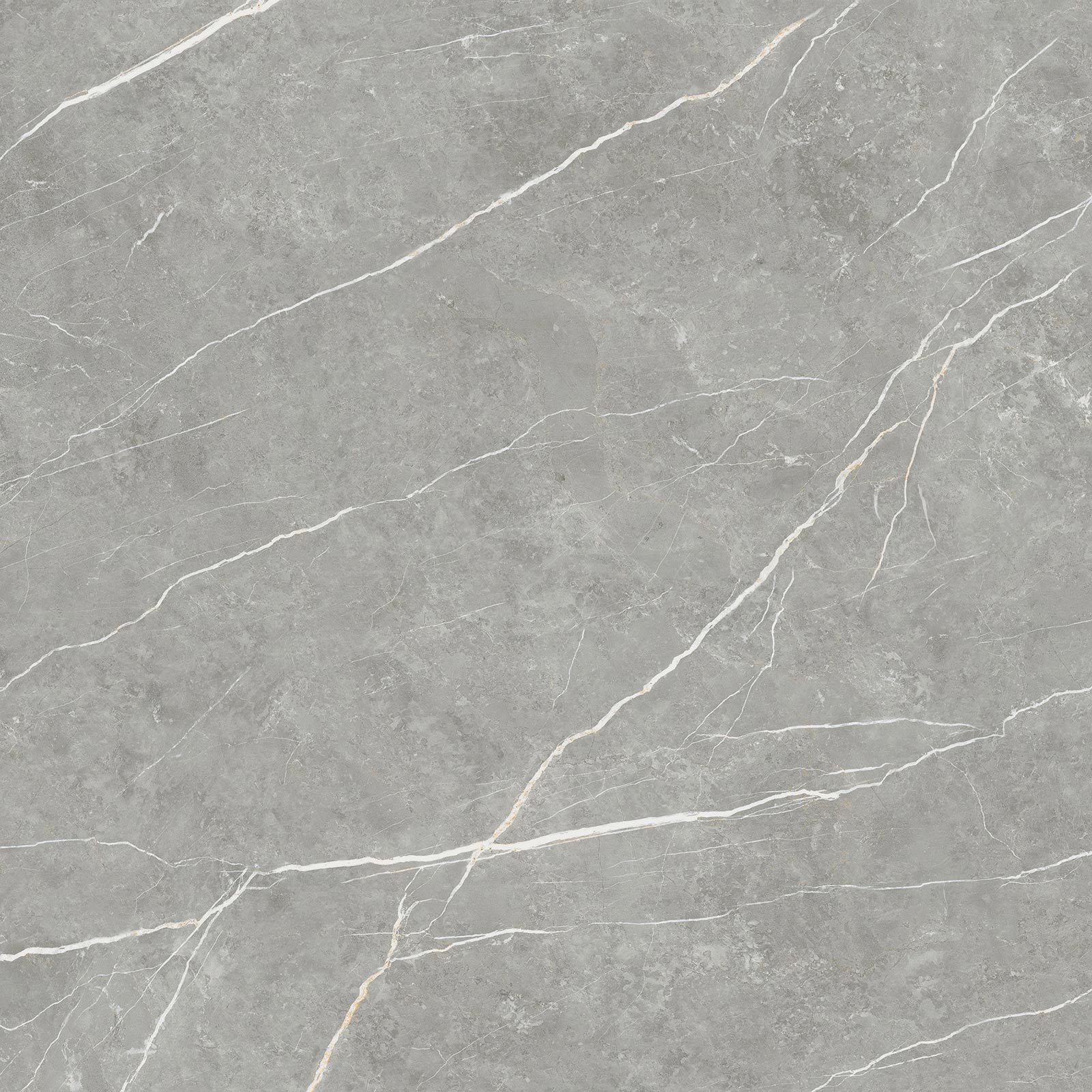 Marmorefektiga matt keraamiline põrandaplaat Tau Elite Gray, 120x120 cm, 9 mm, hall, R10, rektifitseeritud