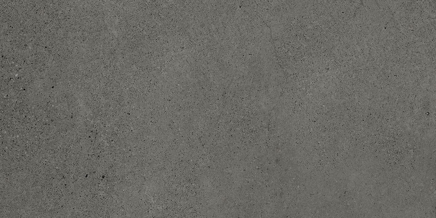 Betoonimustriga matt keraamiline põrandaplaat Tau Integra Graphite, 30x60 cm, 9 mm, grafiithall, R10, rektifitseeritud