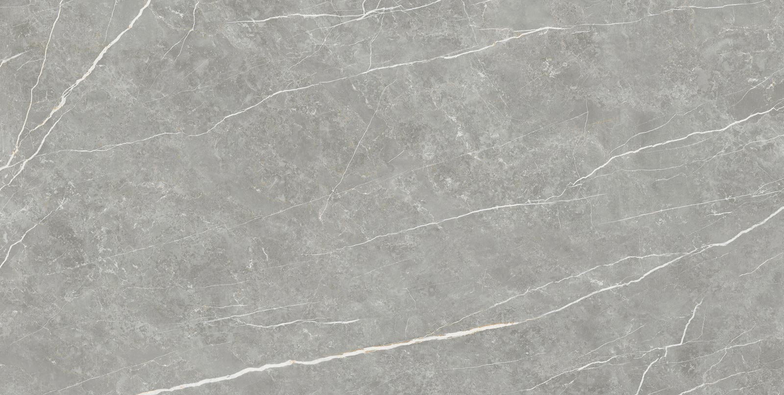 Marmorefektiga matt keraamiline põrandaplaat Tau Elite Gray, 90x180 cm, 11 mm, hall, R10, rektifitseeritud