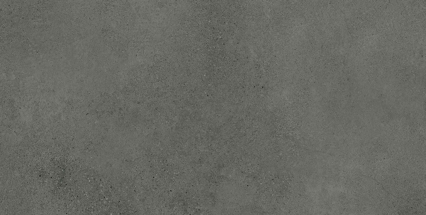 Betoonimustriga matt keraamiline põrandaplaat Tau Integra Graphite, 60x120 cm, 10,5 mm, grafiithall, R10, rektifitseeritud