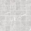 036.281.0183.09213-1 Marmorefektiga matt mosaiikplaat Tau Elite Silver 5x5, 30x30 cm, hõbehall