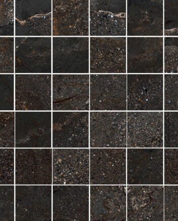 Kiviefektiga mosaiikplaat Tau Mainstone Black 5x5 Pol, 30x30 cm, must
