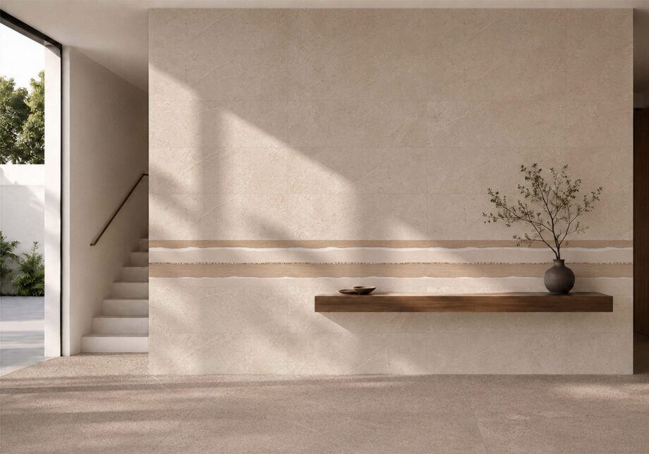 004.869.0169.16741-3 Kiviefektiga poleeritud keraamiline põrandaplaat Tau Lithos Pol Pearl, 60x120 cm, 10,5 mm, pärlhall, rektifitseeritud