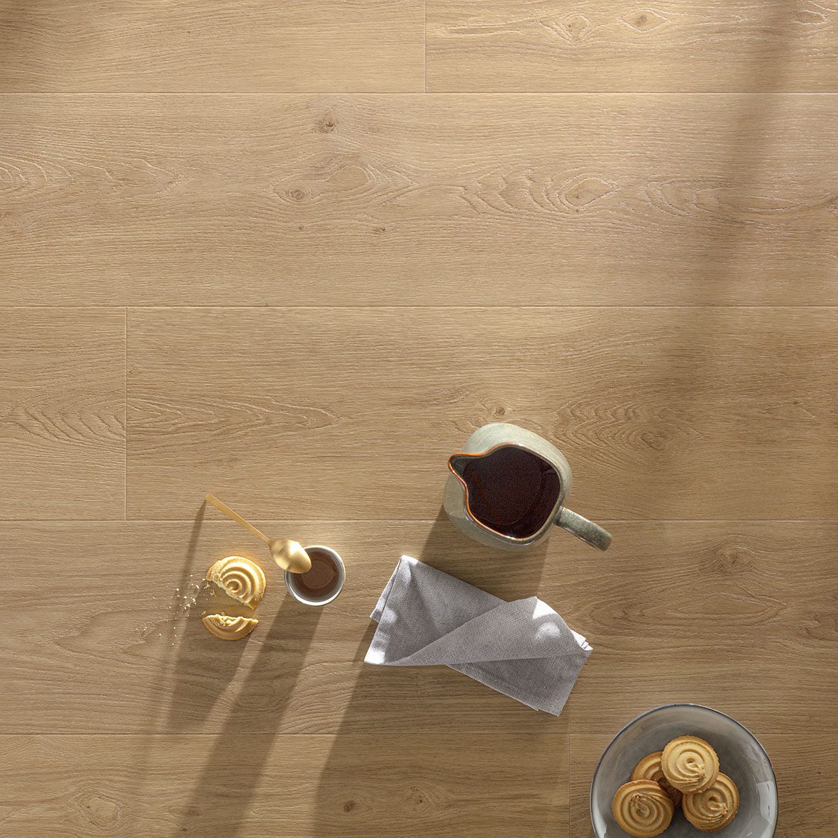 Liimitav vinüülparkett Floorify Gluedown Long Plank Cognac FG019