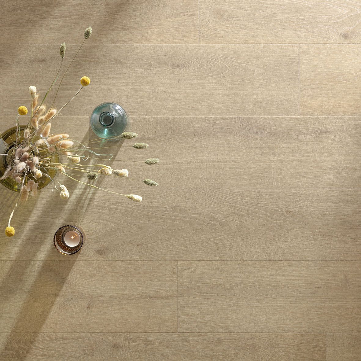 Tugevdatud südamikuga LVT vinüülparkett Floorify Plank Crémant F050