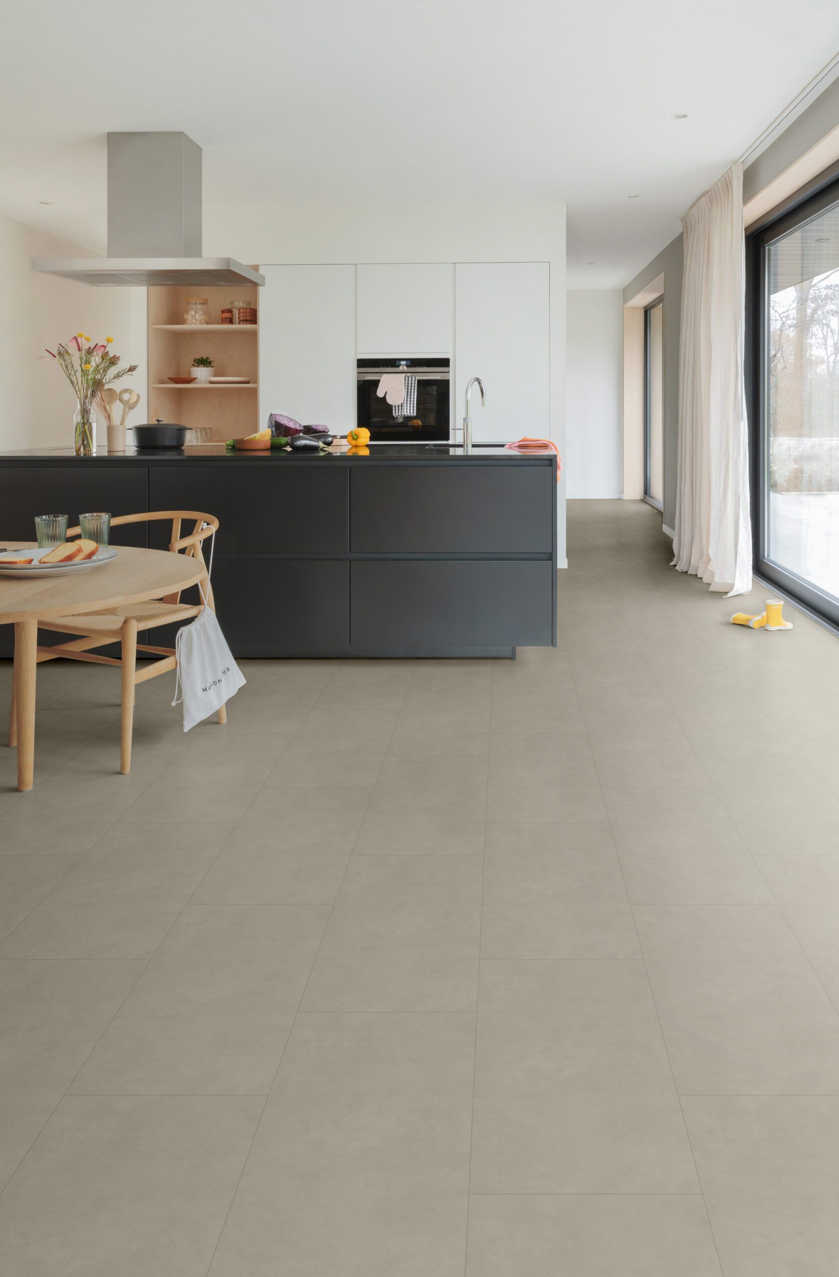 Tugevdatud südamikuga LVT vinüülplaat Floorify Small Tile Sea Salt F514