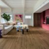 Tugevdatud südamikuga LVT vinüülparkett Floorify Long Plank Café René F038