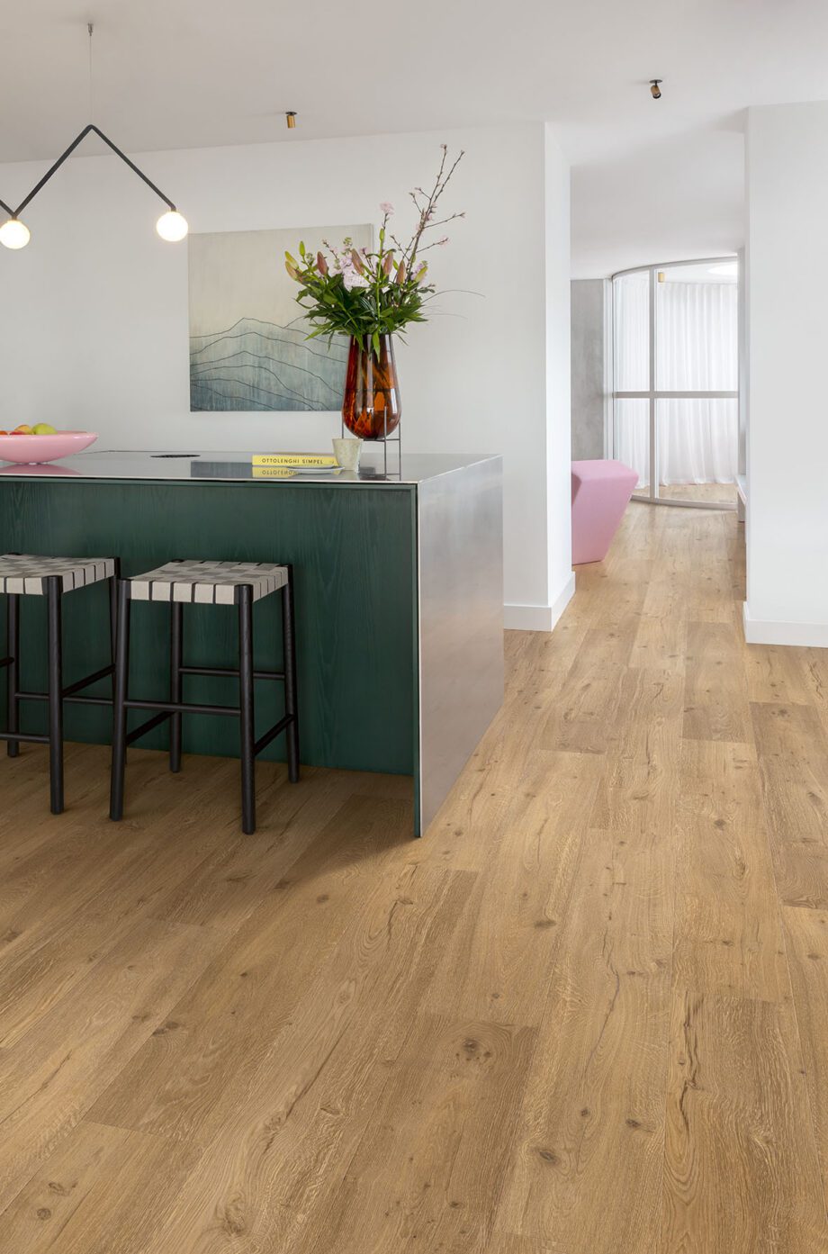 Liimitav vinüülparkett Floorify Gluedown Long Plank Caramello FG039
