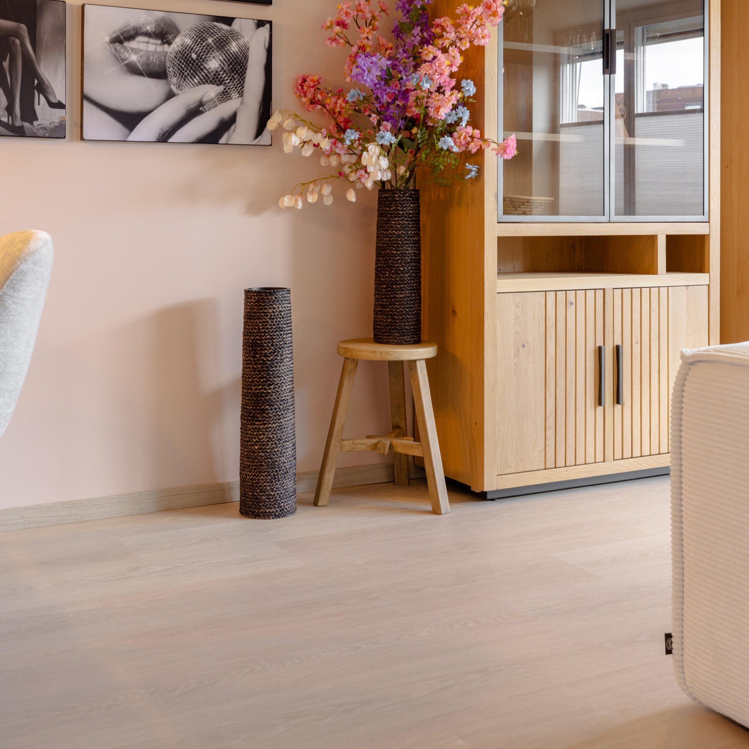 Tugevdatud südamikuga LVT vinüülparkett Floorify Long Plank Whitsundays F003