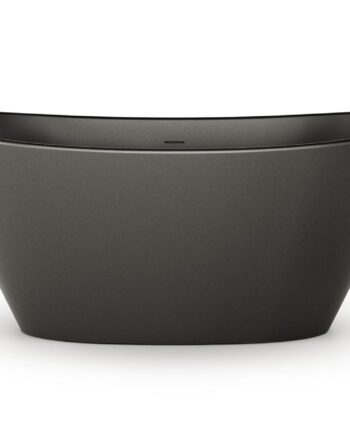 Freestanding Bath PAA AMORE 160x85 cm, Black Graphite