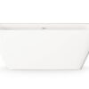 Seinaäärne kivivann PAA QUADRO WALL 160,5×76 cm, matt Silkstone Back-to-Wall Bath PAA QUADRO WALL 160.5x76 cm, Silkstone