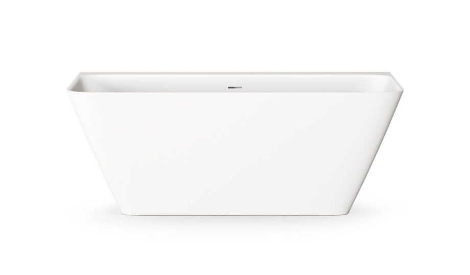 Seinaäärne kivivann PAA QUADRO WALL 160,5×76 cm, matt Silkstone Back-to-Wall Bath PAA QUADRO WALL 160.5x76 cm, Silkstone