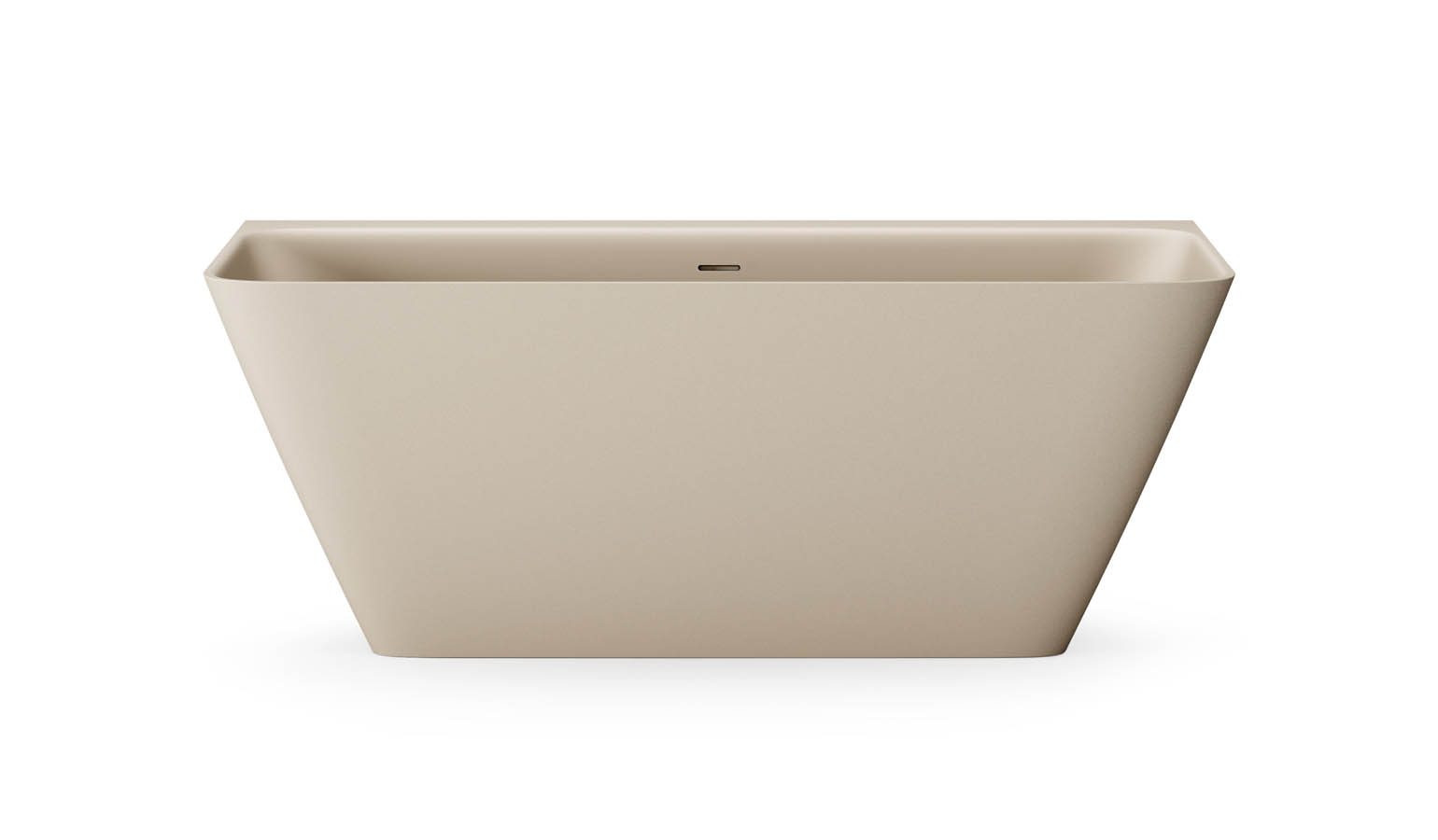Back-to-Wall Bath PAA QUADRO WALL 160.5x76 cm, Silkstone – 4