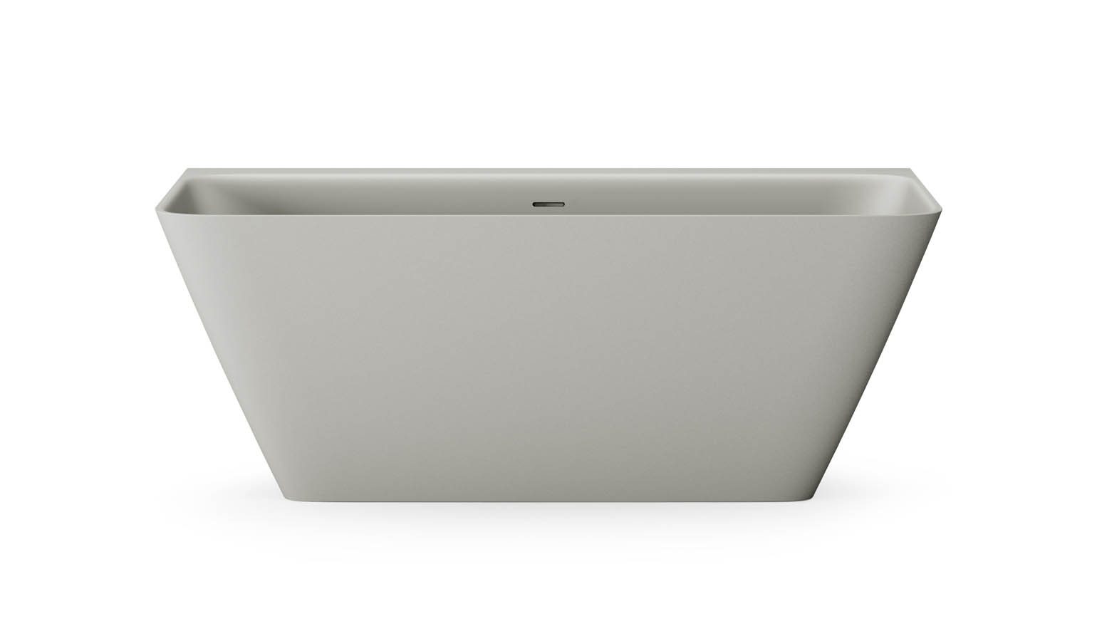 Back-to-Wall Bath PAA QUADRO WALL 160.5x76 cm, Silkstone – 3