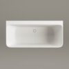 Seinaäärne kivivann PAA QUADRO WALL 160,5×76 cm, matt Silkstone 7 Back-to-Wall Bath PAA QUADRO WALL 160.5x76 cm, Silkstone – 7