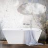 Seinaäärne kivivann PAA QUADRO WALL 160,5×76 cm, matt Silkstone 2 Back-to-Wall Bath PAA QUADRO WALL 160.5x76 cm, Silkstone – 2