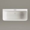 Seinaäärne kivivann PAA QUADRO WALL 160,5×76 cm, matt Silkstone 6 Back-to-Wall Bath PAA QUADRO WALL 160.5x76 cm, Silkstone – 6