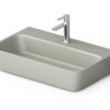 Wall Hung Basin PAA QUADRO 70×43 cm, Cast Stone – view 3 Wall Hung Basin PAA QUADRO 70x43 cm, Cast Stone – 3
