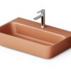 Wall Hung Basin PAA QUADRO 70×43 cm, Cast Stone – view 2 Wall Hung Basin PAA QUADRO 70x43 cm, Cast Stone – 2