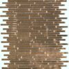 Glass mosaic Dune Copper Mirror, 26.5x28.5 cm, 5 mm