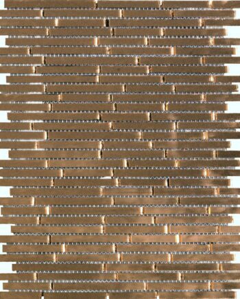 Glass mosaic Dune Copper Mirror, 26.5x28.5 cm, 5 mm