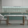 Ceramic mosaic Dune Kit-Kat Anise Green Matt, 11.5x23.1 cm, 8 mm – interior