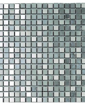 Metal mosaic Dune Metalic Silver, 30.1x30.1 cm, 8 mm