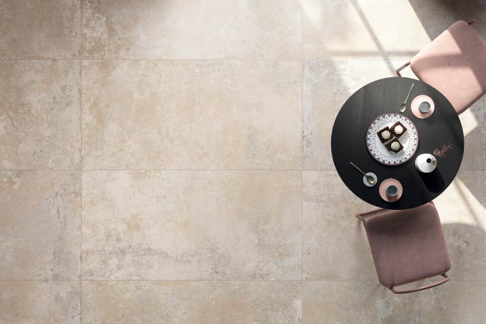 Concrete effect porcelain tile ABK Ghost Clay, 30x60 cm, 8.5 mm, natural matt, slip-resistant R10