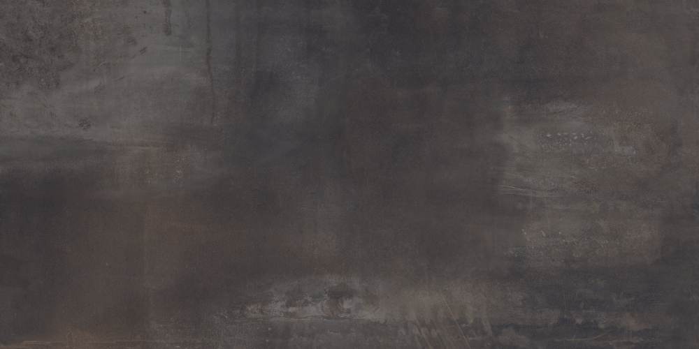 Metal effect porcelain floor tile ABK Interno 9 Dark, 60x120 cm, 8.5 mm, natural matt, slip-resistant R10