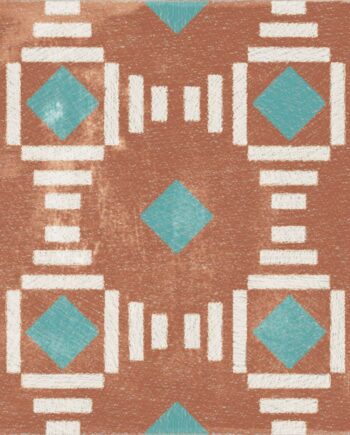 Patterned porcelain floor tile ABK Play Labyrinth Clay, 20x20 cm, 8.5 mm, matt (nat.)
