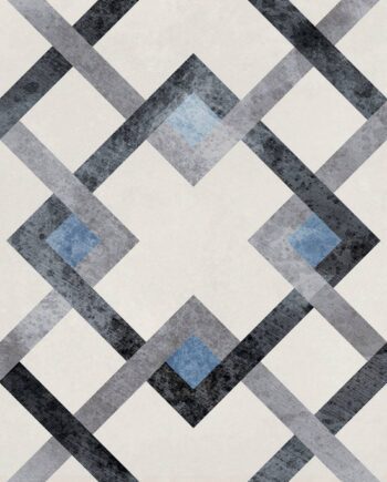Patterned porcelain floor tile ABK Play Classic Sky, 20x20 cm, 8.5 mm, matt (nat.)