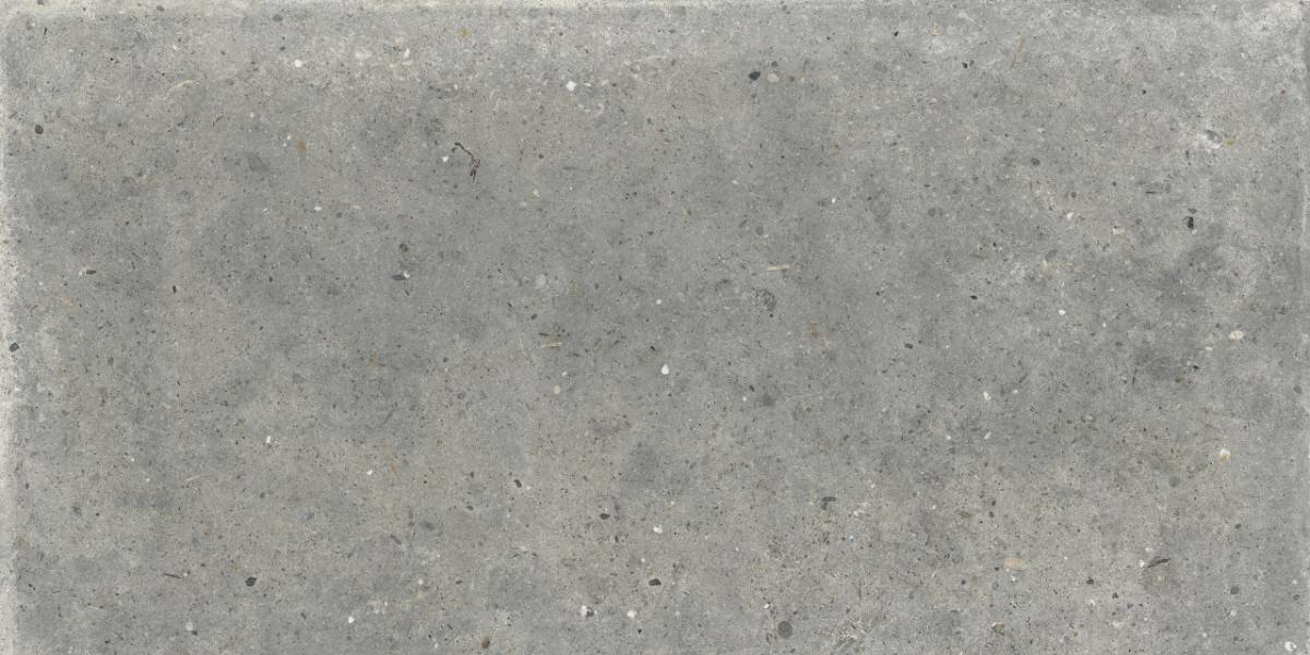Stone effect porcelain floor tile ABK Poetry Stone Pirenei Grey, 60x120 cm, 8.5 mm, textured, slip-resistant R11