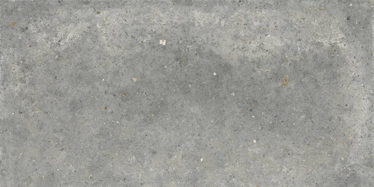 Stone effect porcelain floor tile ABK Poetry Stone Pirenei Grey, 60x120 cm, 8.5 mm, textured, slip-resistant R11