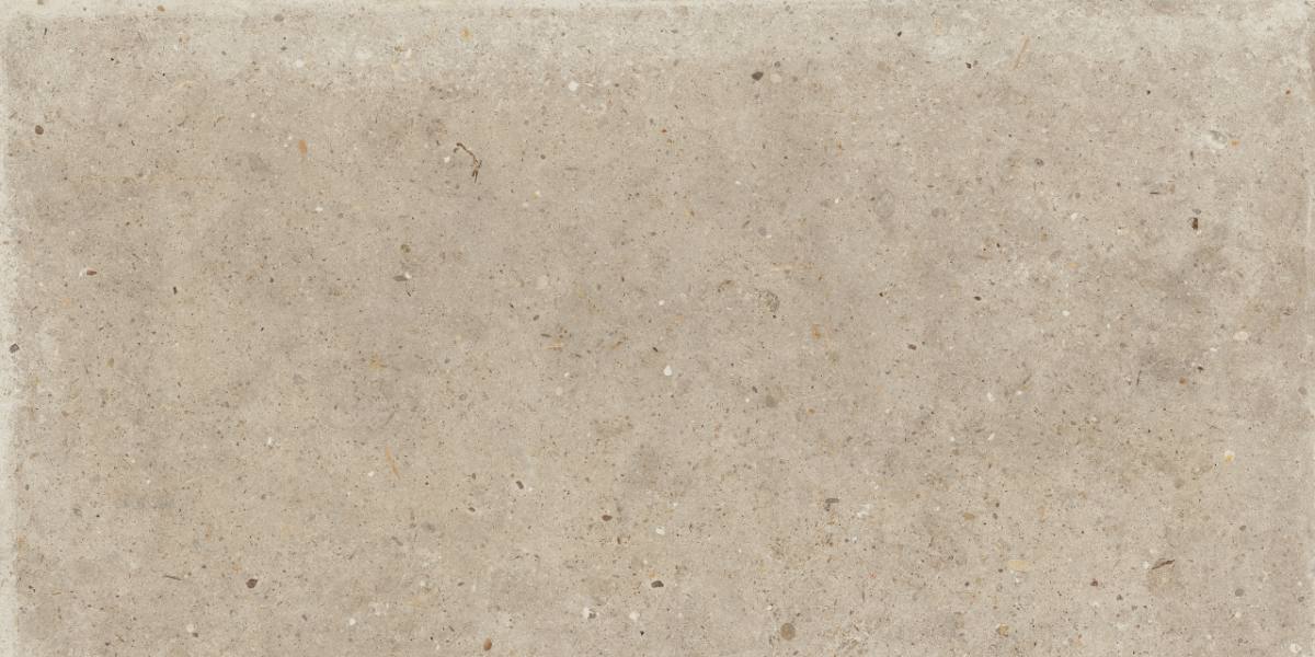Stone effect porcelain floor tile ABK Poetry Stone Pirenei Ecru, 60x120 cm, 8.5 mm, textured, slip-resistant R11