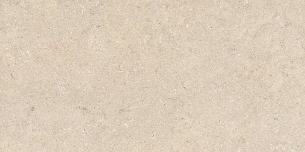 Stone effect porcelain floor tile ABK Poetry Stone Trani Beige, 60x120 cm, 8.5 mm, textured, slip-resistant R11